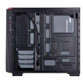 case corsair carbide series spec 04 tempered glass black red extra photo 2