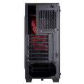 case corsair carbide series spec 04 tempered glass black red extra photo 3