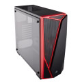 case corsair carbide series spec 04 tempered glass black red extra photo 4