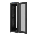 lanberg free standing rack 19 42u 600x800mm demounted flat pack black with perforated door extra photo 1
