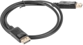 lanberg cable displayport m m 1m 4k black extra photo 1