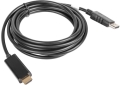 lanberg cable displayportm hdmi 3m black extra photo 1