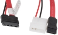 lanberg cable sata data iii 6gb s micro sata molex power supply for disks 2 extra photo 1