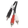 lanberg cable stereo mini jack m 2x chinchm 5m extra photo 1