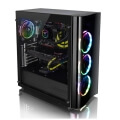 case thermaltake view 22 tempered glass edition black extra photo 4