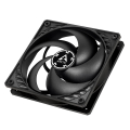 arctic p12 pwm fan 120mm black black extra photo 3