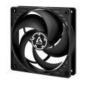 arctic p12 pwm pst fan 120mm black black extra photo 1