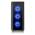 case thermaltake versa j25 tempered glass rgb edition mid tower chassis black extra photo 1