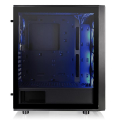 case thermaltake versa j25 tempered glass rgb edition mid tower chassis black extra photo 3