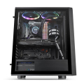 case thermaltake versa j25 tempered glass rgb edition mid tower chassis black extra photo 5