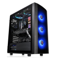 case thermaltake versa j25 tempered glass rgb edition mid tower chassis black extra photo 6