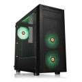 case thermaltake versa j22 tempered glass rgb edition mid tower chassis black extra photo 3