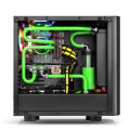 case thermaltake view 21 tempered glass rgb plus edition mid tower chassis black extra photo 3