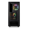 case thermaltake view 21 tempered glass rgb plus edition mid tower chassis black extra photo 4