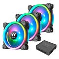 thermaltake riing trio 14 led rgb radiator fan tt premium edition 3 fan pack extra photo 5