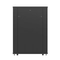 lanberg free standing rack 19 27u 800x1000mm demounted flat pack black with perforated door extra photo 2