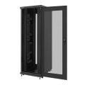 lanberg free standing rack 19 37u 800x1000mm demounted flat pack black with perforated door extra photo 3