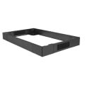 lanberg plinth for 600x800mm free standing cabinets ff01 ff02 series black extra photo 2