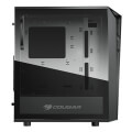 case cougar turret mesh pro cooling with tempered glass side window extra photo 2