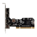 lanberg pci card 4x usb a 20 1x internal usb a 20 extra photo 1