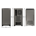 case be quiet pure base 500 metallic grey extra photo 1