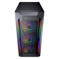 case cougar mx410 mesh g rgb tempered glass side window rgb fans extra photo 2