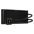 corsair icue h115i rgb pro xt 280mm radiator dual 140mm pwm fans software control liquid cpu cooler extra photo 1