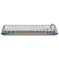 pliktrologio coolermaster ck721 65 mechanical brown switch gaming silver white extra photo 2