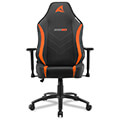 sharkoon skiller sgs20 black orange extra photo 1