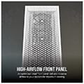 case corsair 3000d airflow tempered glass midi tower white extra photo 4