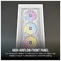 case corsair 3000d rgb airflow tempered glass midi tower white extra photo 4