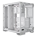case corsair 6500d airflow dual chamber tempered glass midi tower white extra photo 9