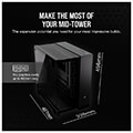 case corsair 6500x dual chamber tempered glass midi tower black extra photo 4