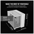 case corsair 2500x dual chamber tempered glass midi tower white extra photo 5