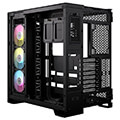 case corsair 6500x icue link rgb dual chamber tempered glass midi tower black extra photo 12