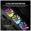 case corsair 6500x icue link rgb dual chamber tempered glass midi tower black extra photo 3