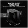 case corsair 6500x icue link rgb dual chamber tempered glass midi tower black extra photo 6