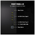 case corsair 6500x icue link rgb dual chamber tempered glass midi tower black extra photo 8
