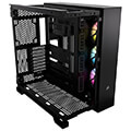 case corsair 6500x icue link rgb dual chamber tempered glass midi tower black extra photo 9