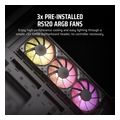 case corsair 3500x argb tempered glass midi tower black extra photo 2