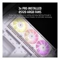 case corsair 3500x argb tempered glass midi tower white extra photo 2