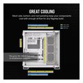 case corsair 6500x dual chamber tempered glass midi tower micro atx white satin gray aluminum extra photo 5