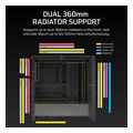 case corsair frame 4000d modular midi tower tempered glass black mini itx micro atx atx e atx extra photo 5