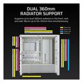 case corsair frame 4000d modular midi tower tempered glass white mini itx micro atx atx e atx extra photo 5