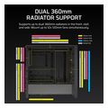 case corsair frame 4000d rs argb modular midi tower tempered glass black mini itx micro atx atx eat extra photo 5