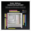 case corsair frame 4000d rs argb modular midi tower tempered glass white mini itx micro atx atx eat extra photo 4