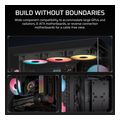 case corsair 3500x rs r argb mid tower tempered glass black extra photo 3