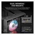 case corsair frame 4000d lcd rs argb premium mid tower tempered glass black extra photo 4