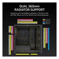 case corsair frame 4000d lcd rs argb premium mid tower tempered glass black extra photo 5