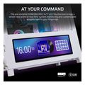 case corsair frame 4000d lcd rs argb premium mid tower tempered glass white extra photo 2